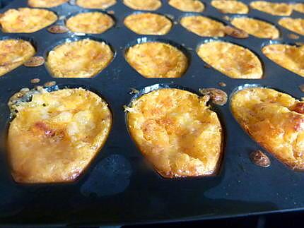 recette Madeleines au vieux cantal, noix et tomates séchées