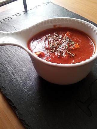 recette Sauce tomate au chévre