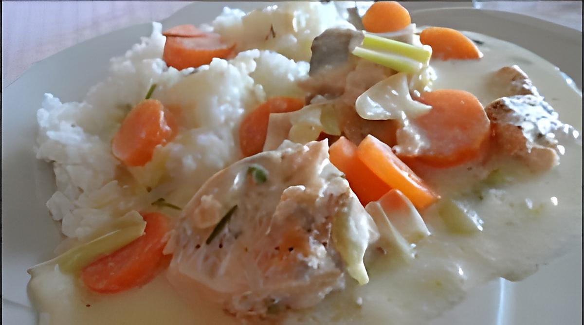 recette Blanquette de saumon