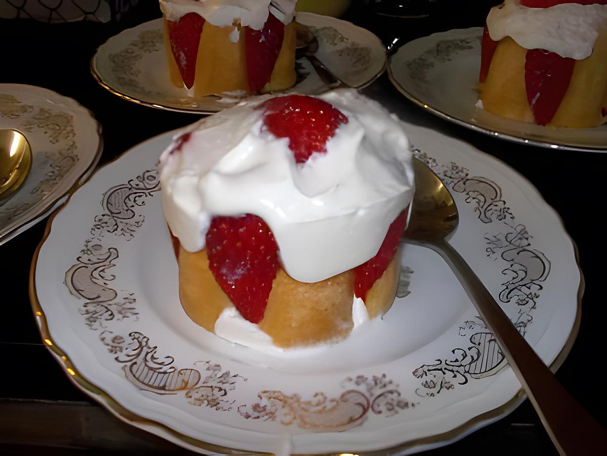 recette charlottes aux fraises