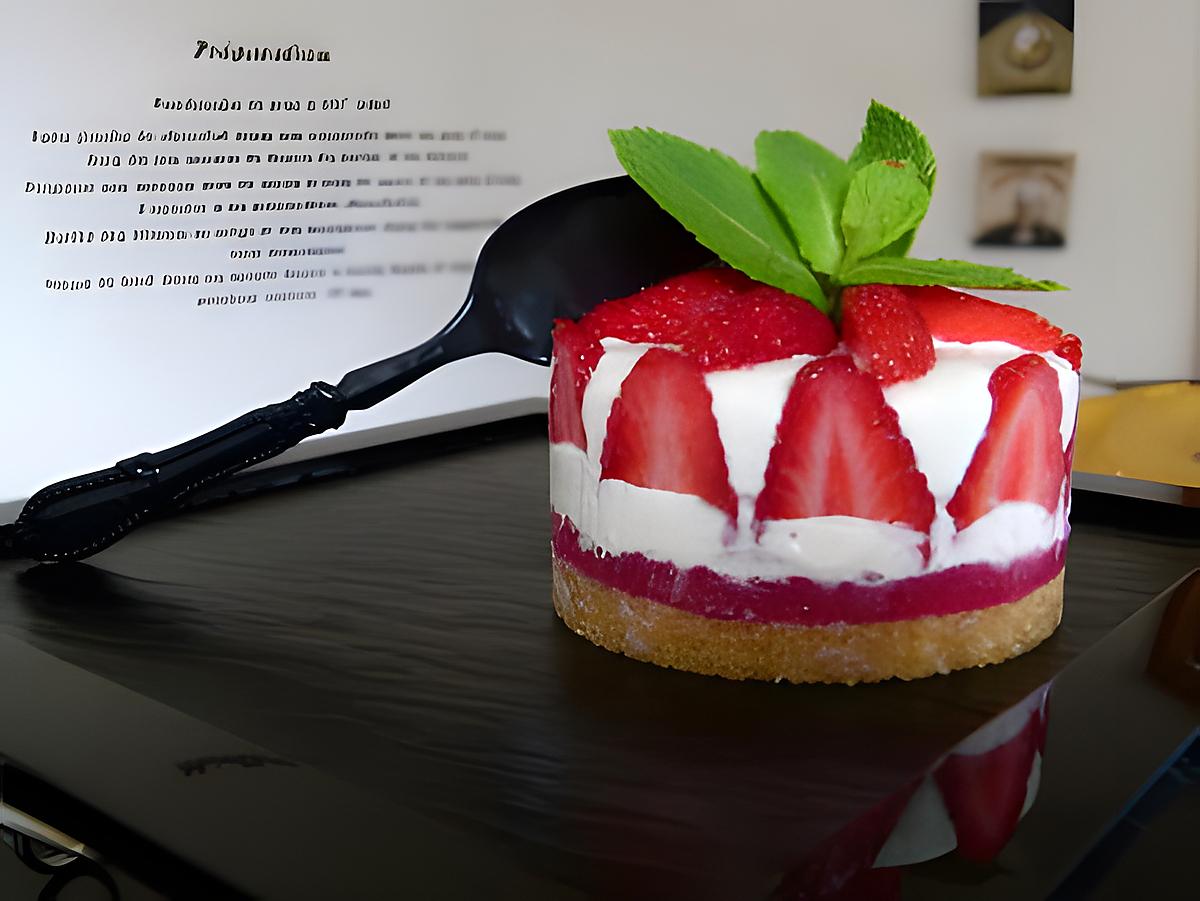 recette Fraisier ou cheesecake ? ... Un "Fraise-cake" !!!