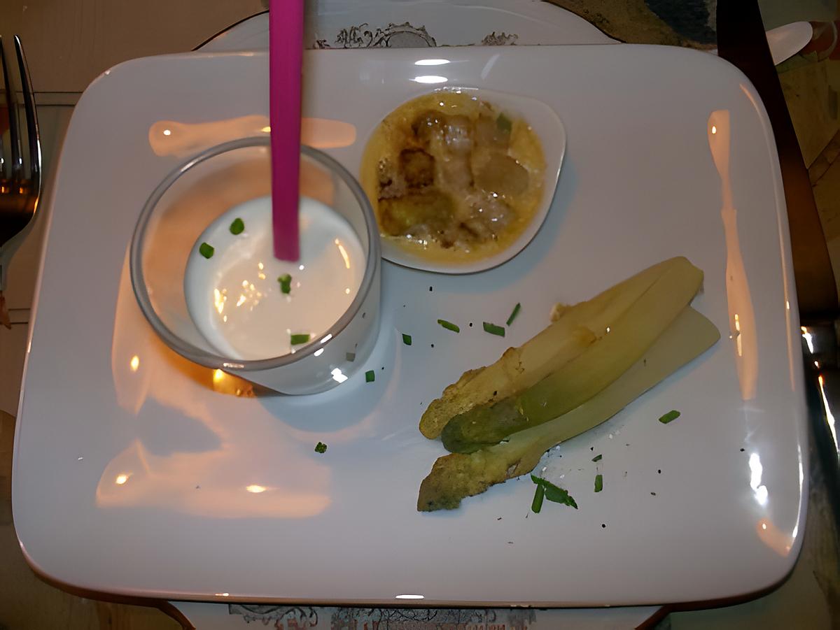 recette assiette autour de l'asperge