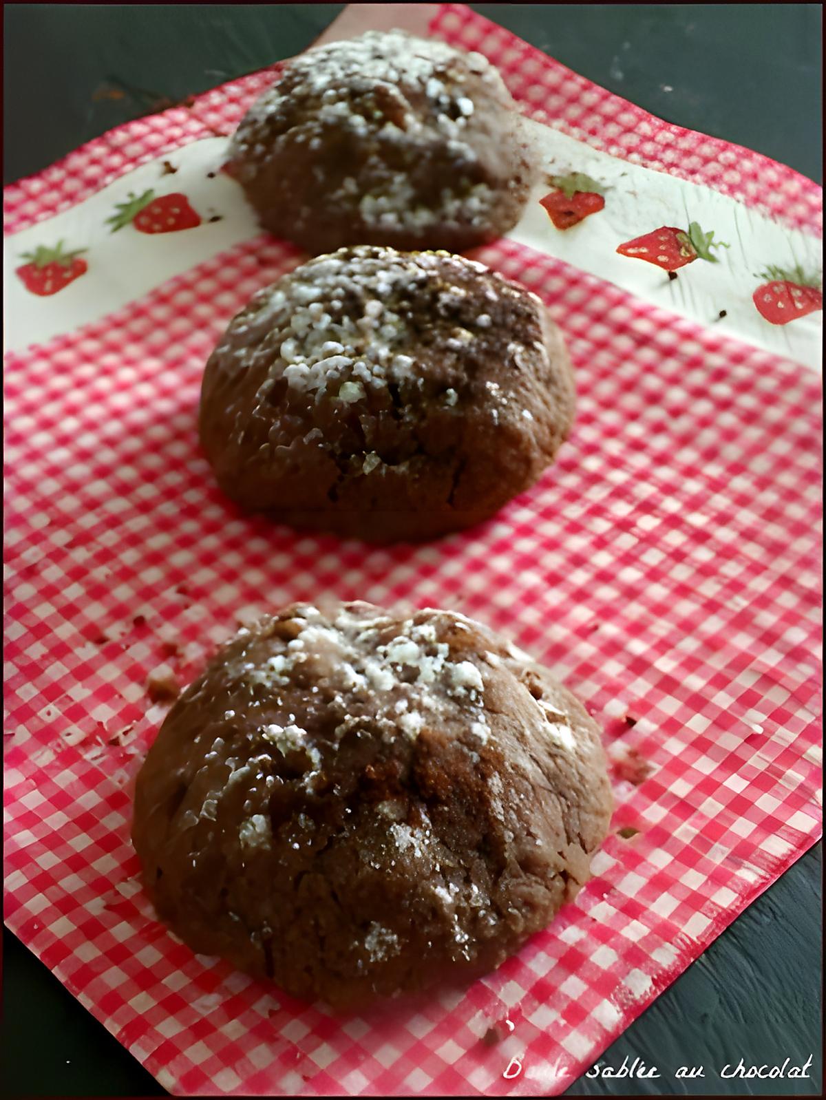 recette Boules sablées au chocolat