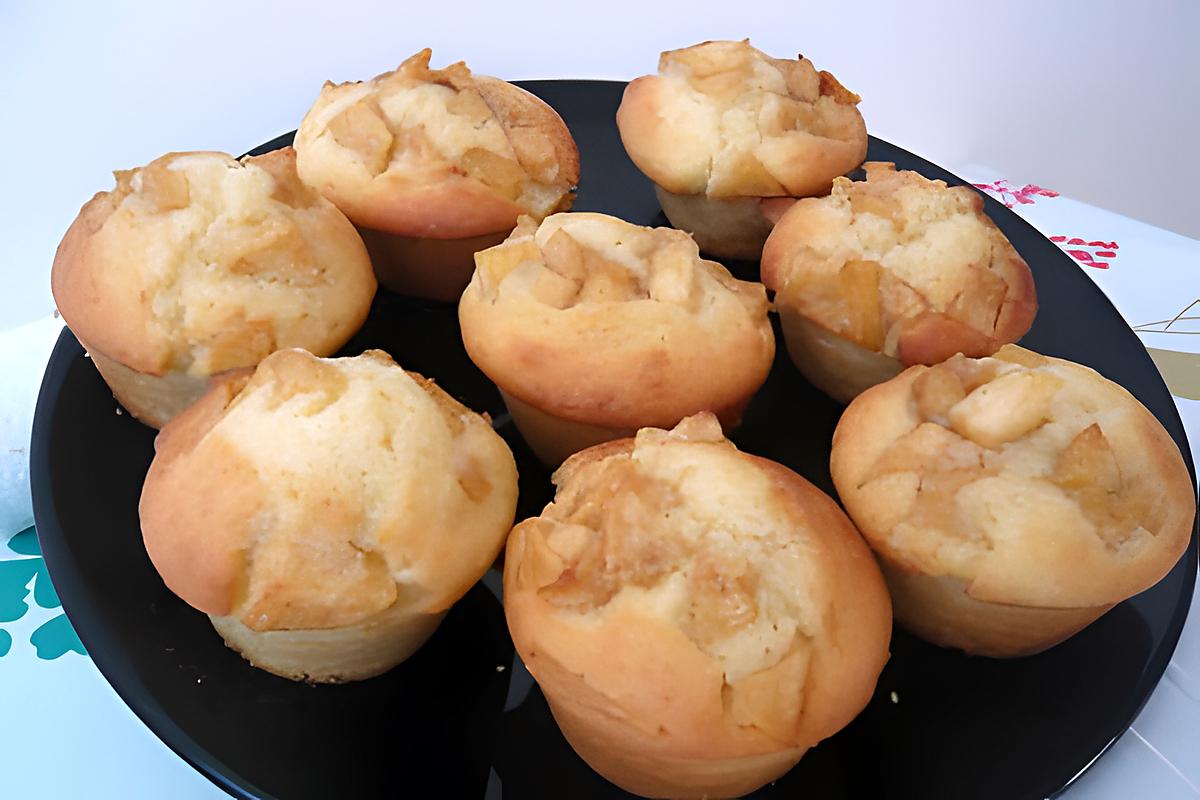 recette muffins au yaourt et pomme cannelle