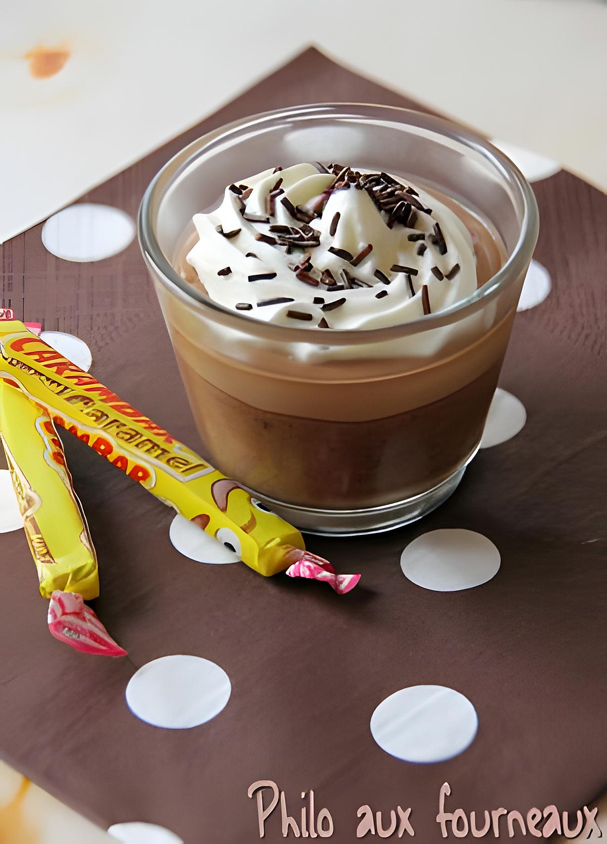 recette Verrine choco-carambar