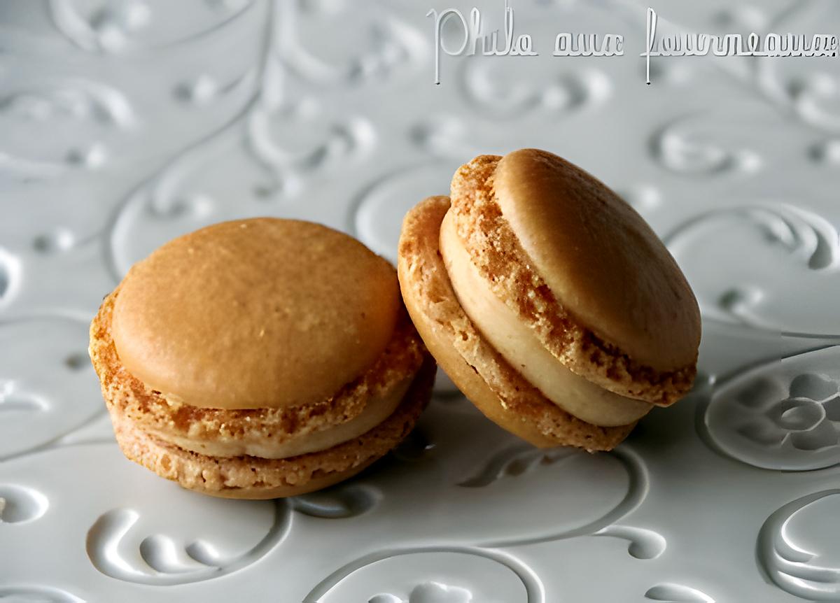 recette Macarons fourrés au caramel beurre salé de Pierre Hermé