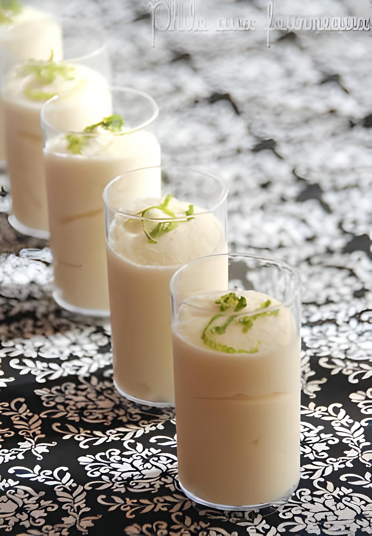 recette Mousse au chocolat blanc & zestes de citron vert