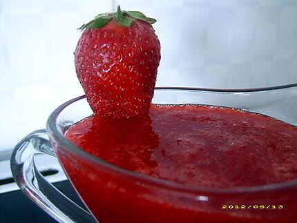 recette coulis de fraises