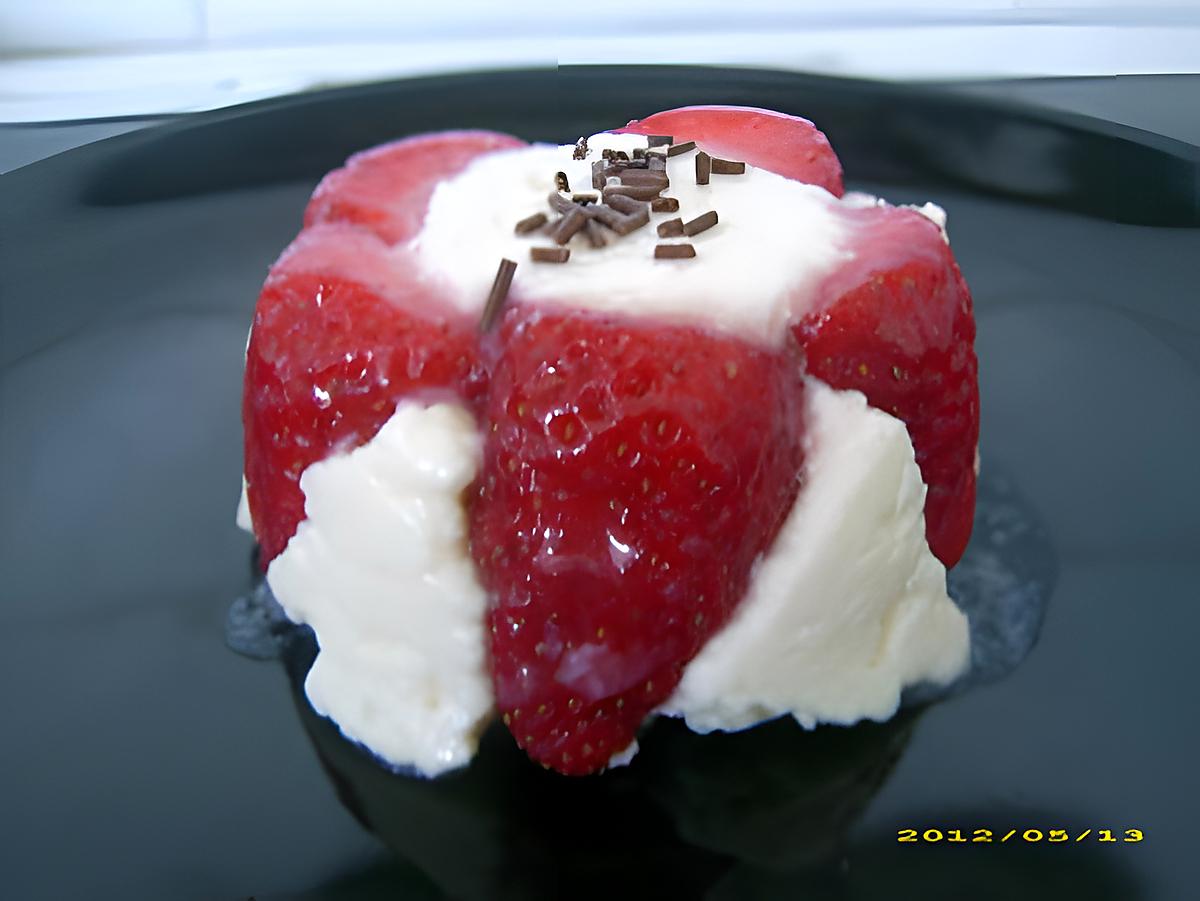 recette mon château de fraises sous la neige