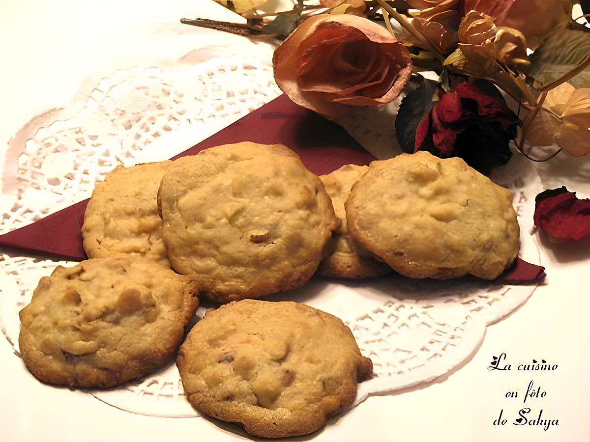 recette cookies aux noix de macadamia ( chocolat blanc )
