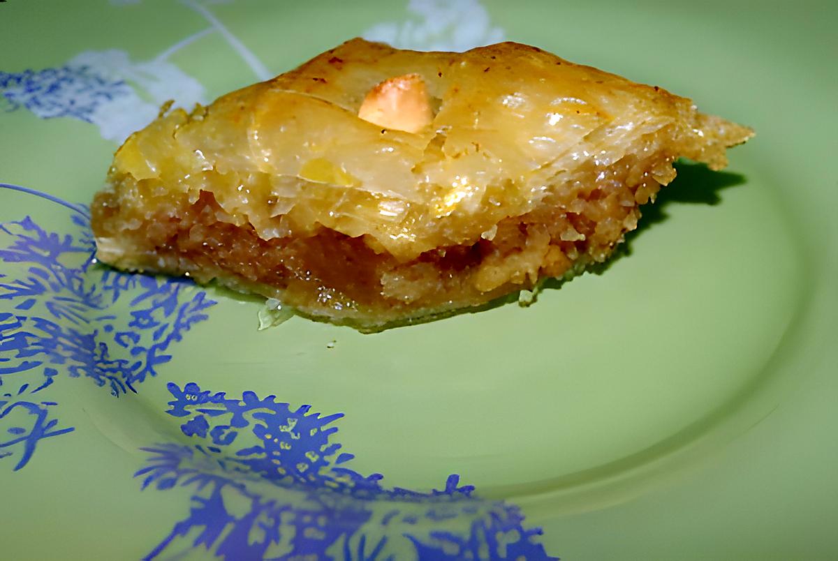 recette Baklava ou Baklawa Aux Noix Et Amande