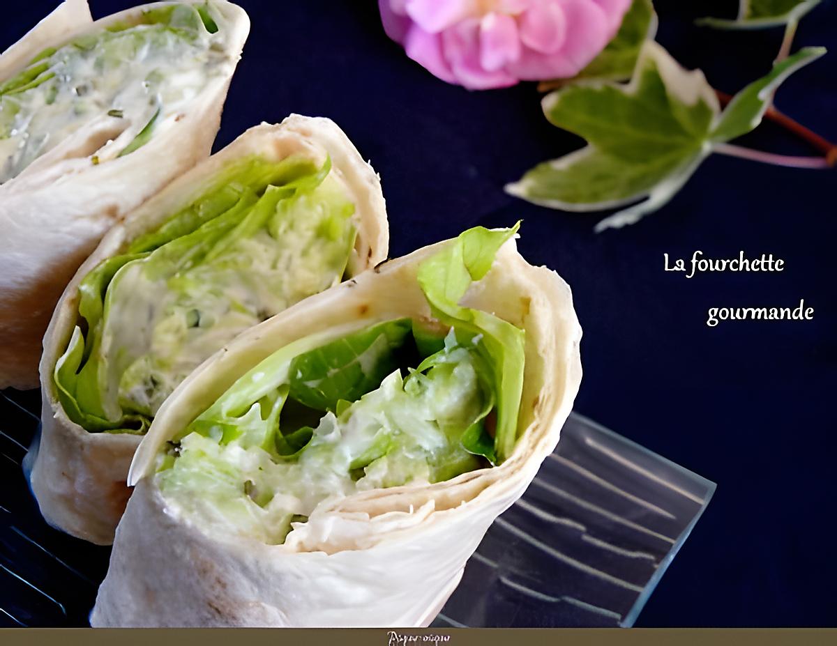 recette Wraps végétarien