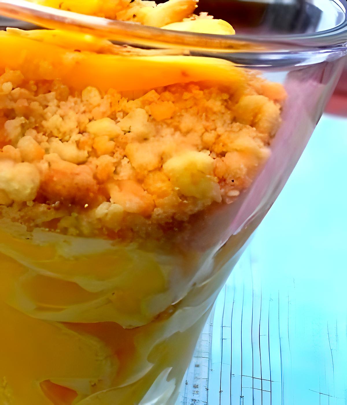 recette Crumble Mangue