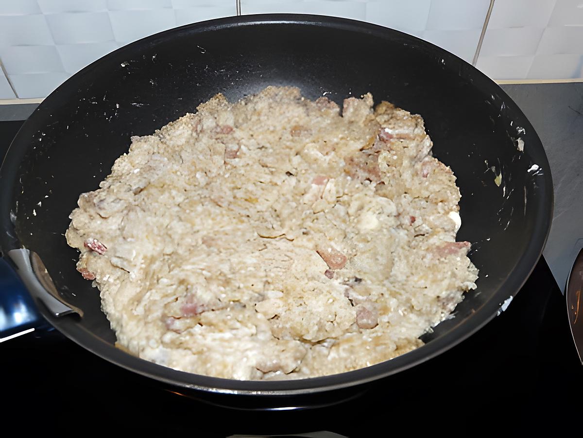 recette Risotto aux lardons et champignons