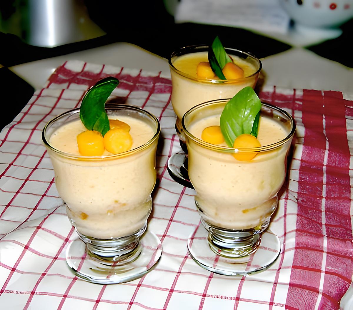 recette Panna cotta melon