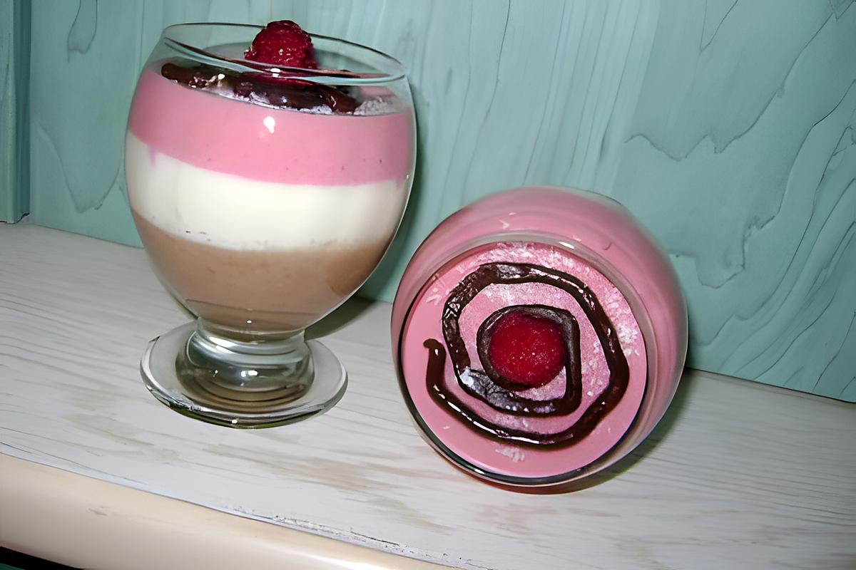 recette Panna cotta Marron Vanille fFramboise