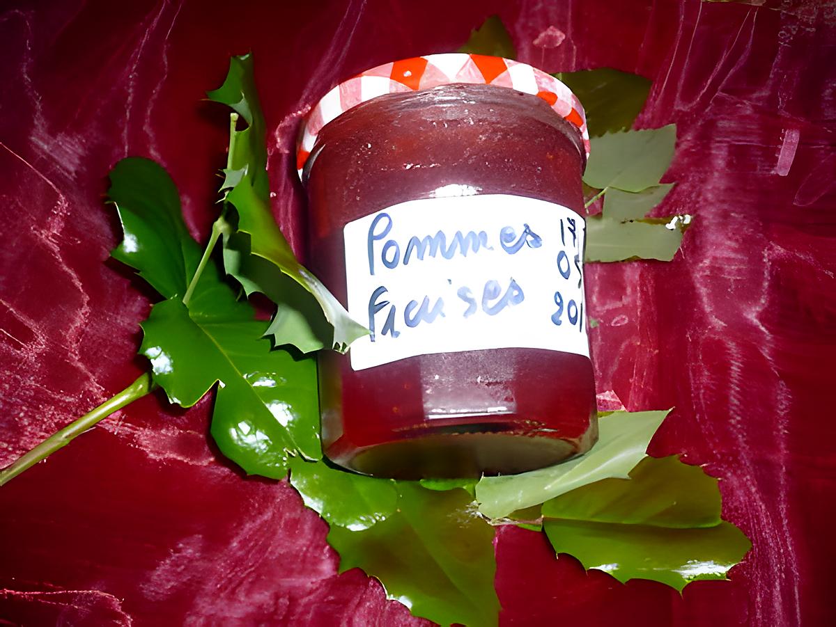 recette Confiture fraises/pommes