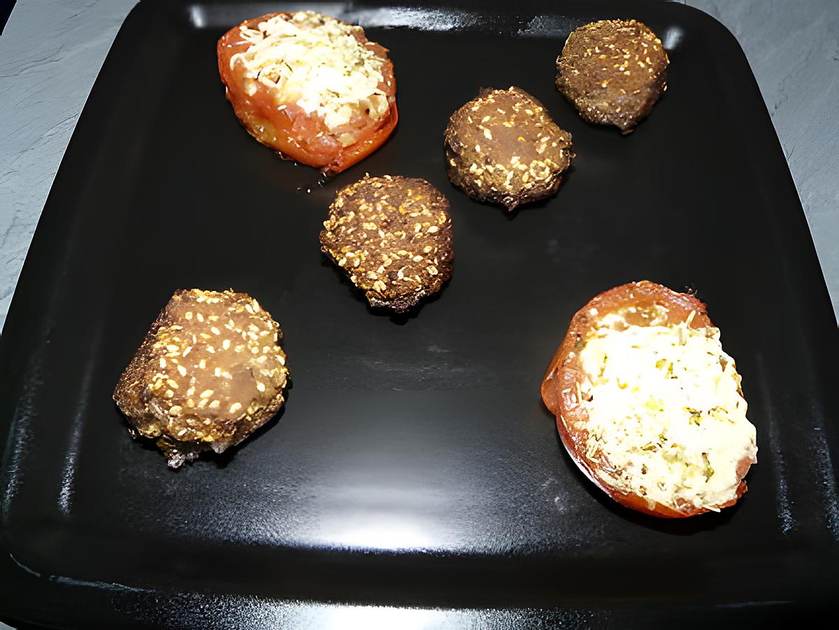 recette Boulettes de boeuf et tomates provençales à ma façon