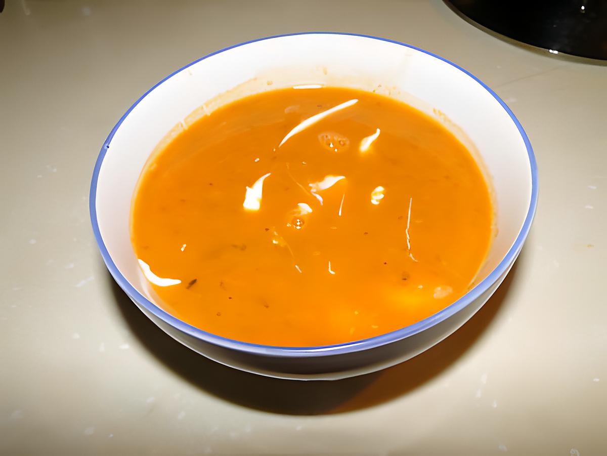 recette Soupe à la tomate et à la coriandre