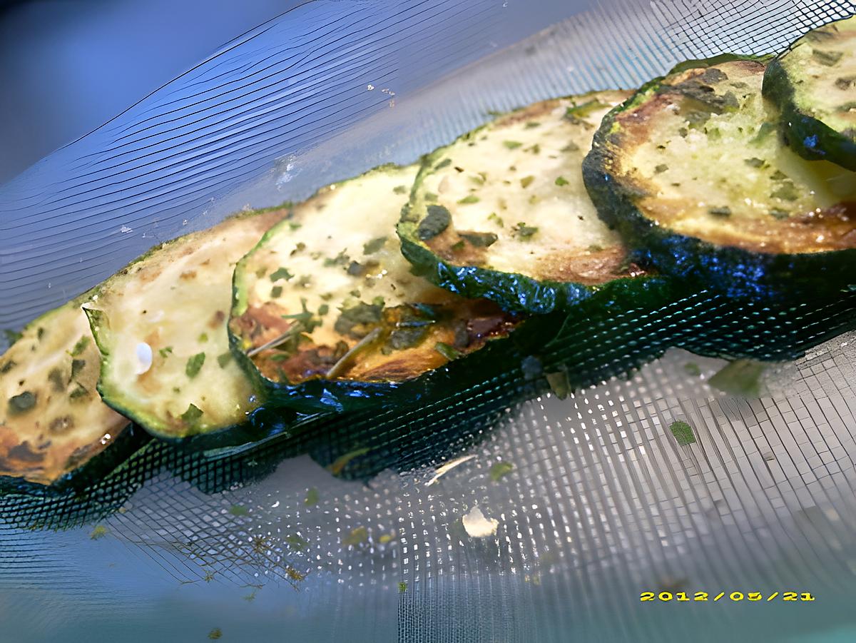 recette courgettes marinées au vinaigre