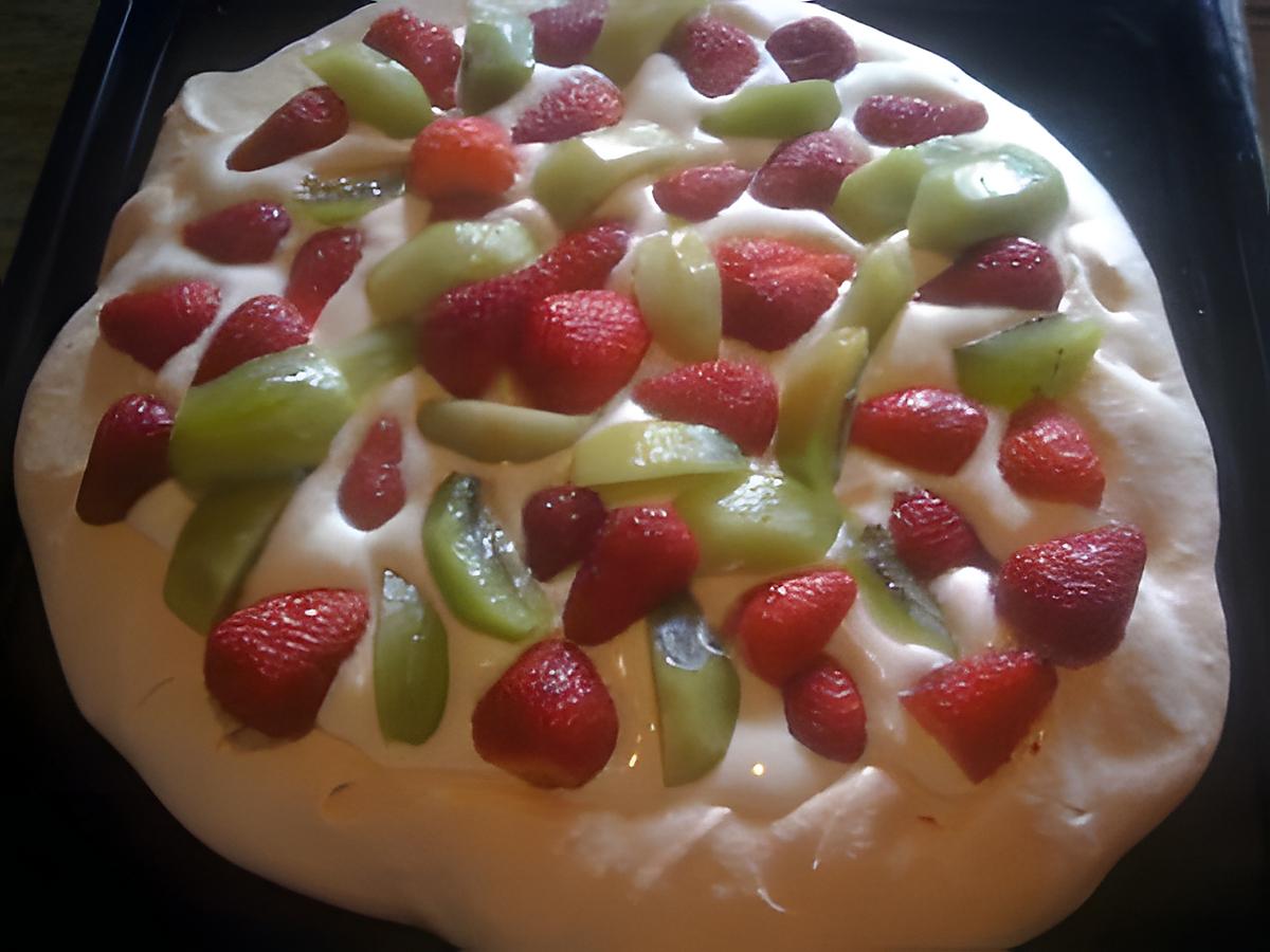 recette Meringue géante ou Pavlova