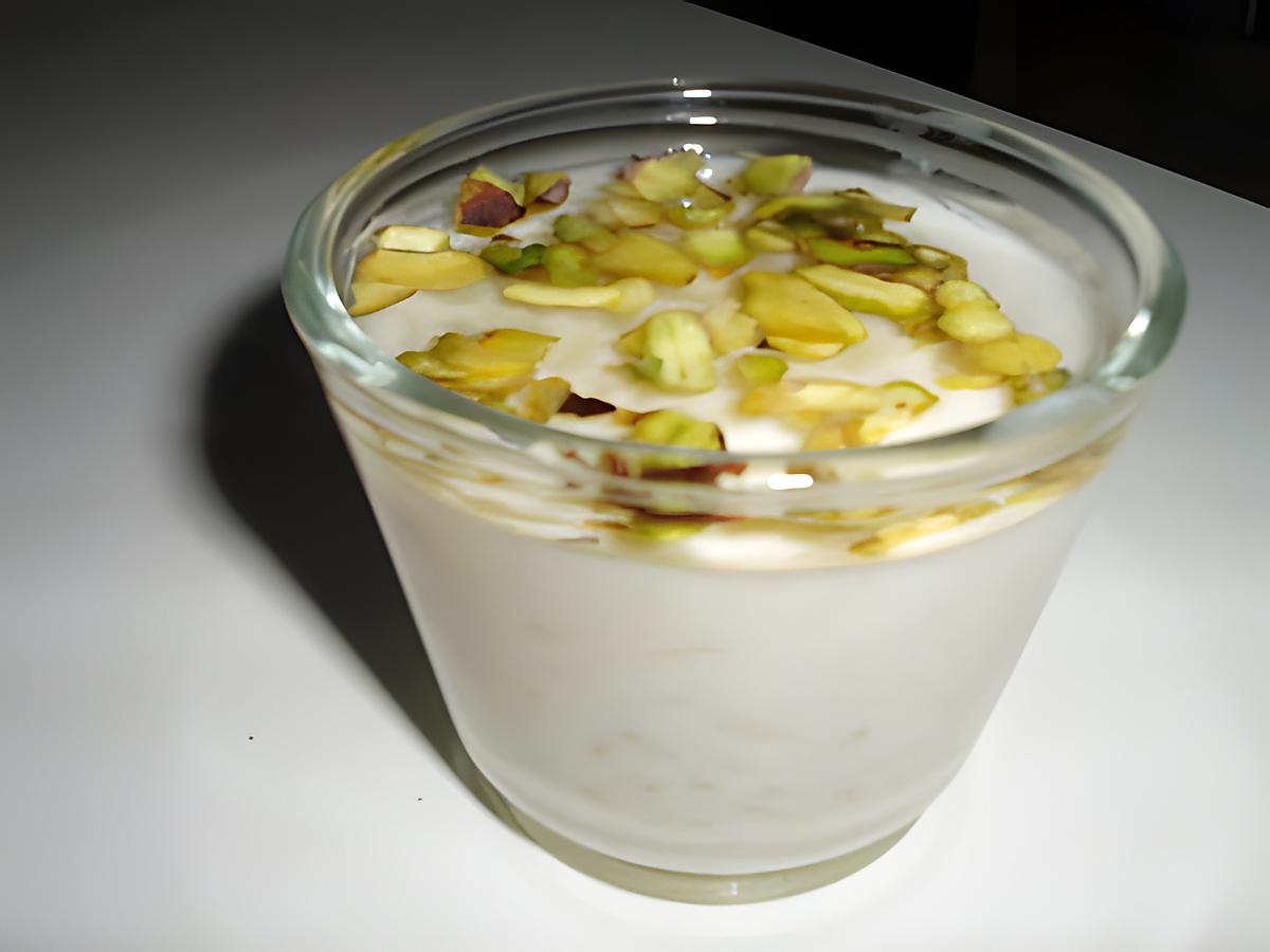 recette Riz au lait en verrine