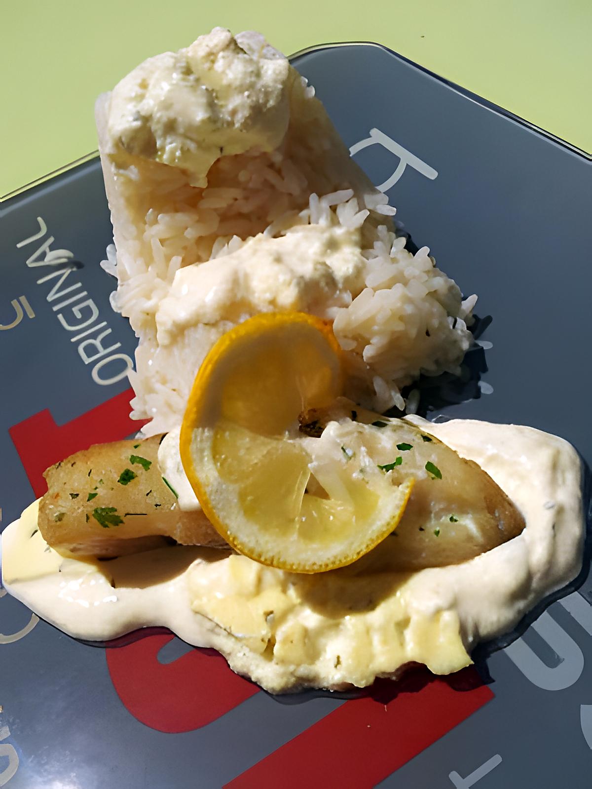 recette Queue de lotte et sa sauce au citron