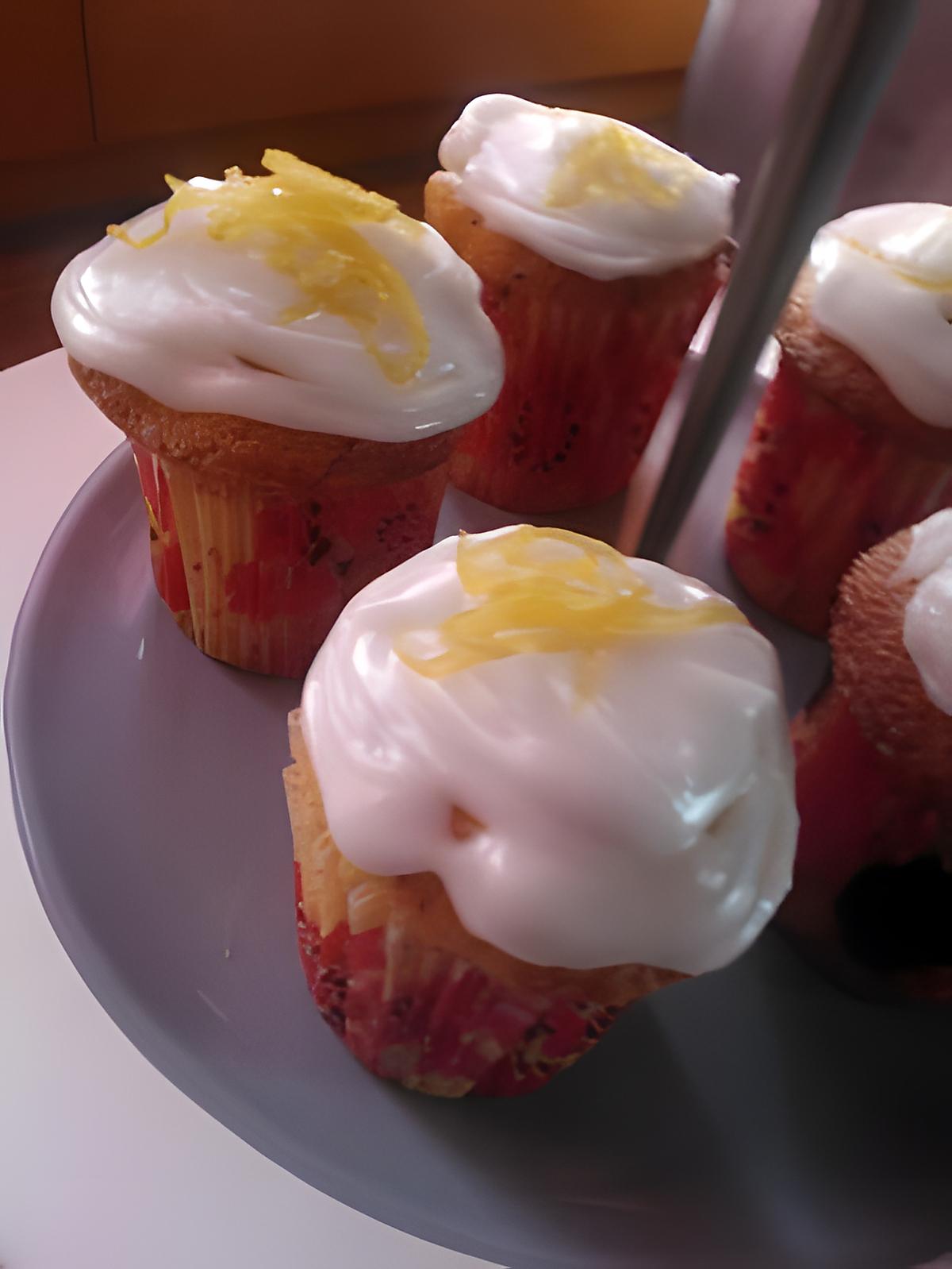 recette PETITS CUPCAKES CITRON PAVOT