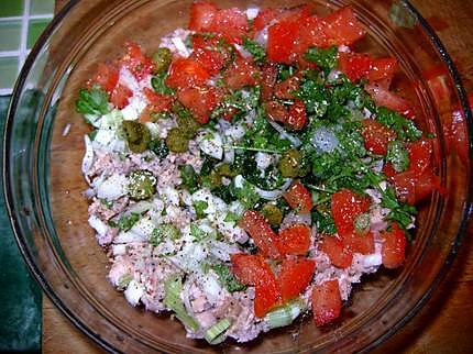 recette Thon façon tartare