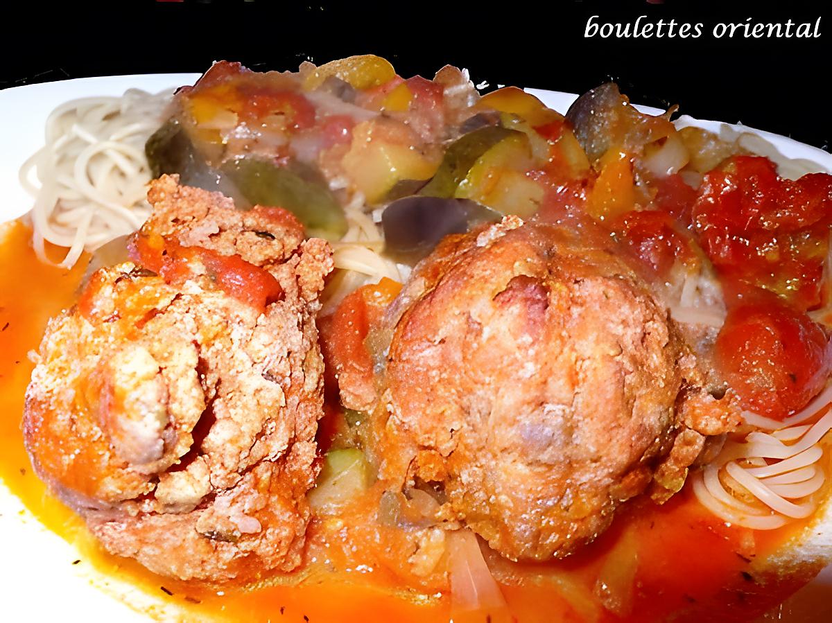 recette boulettes oriental