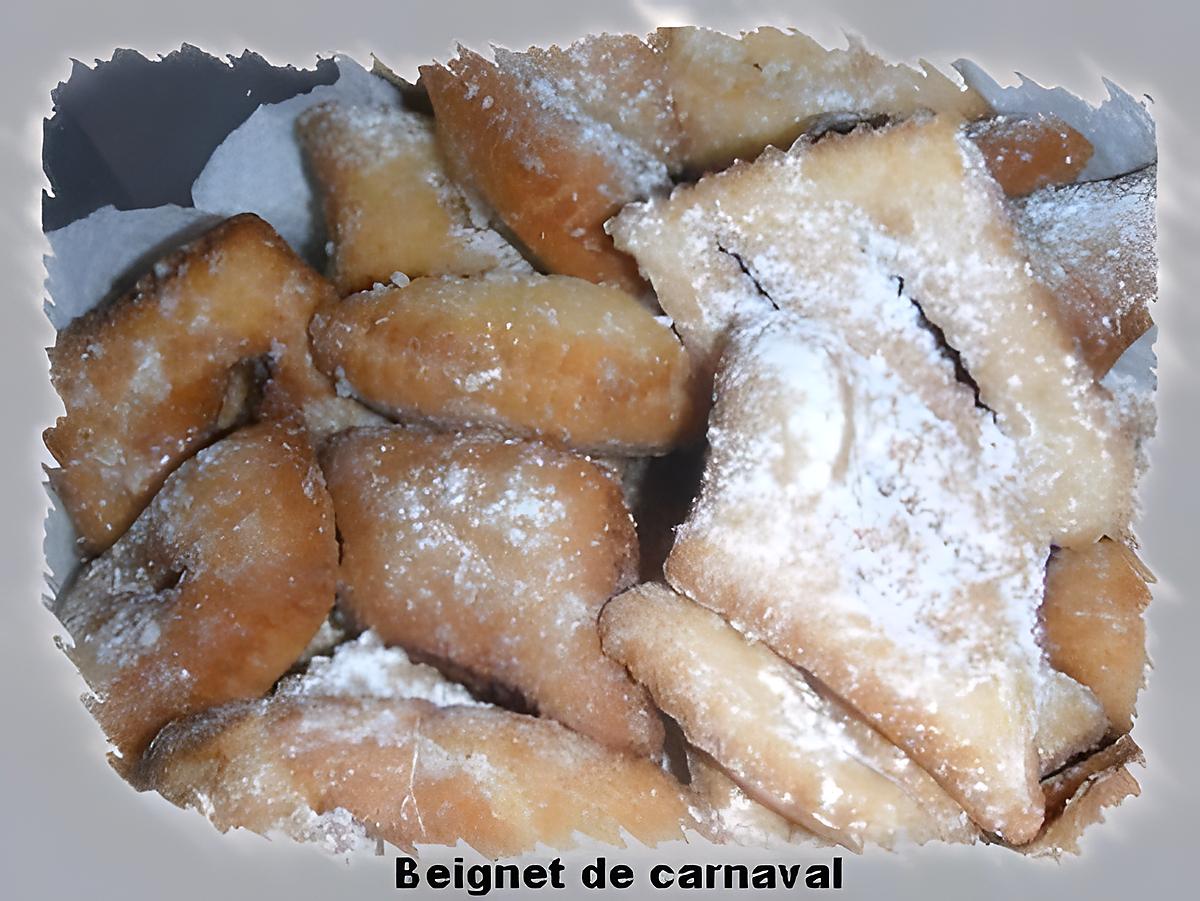 recette beignet de carnaval