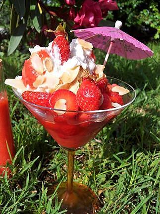 recette Fraises melba