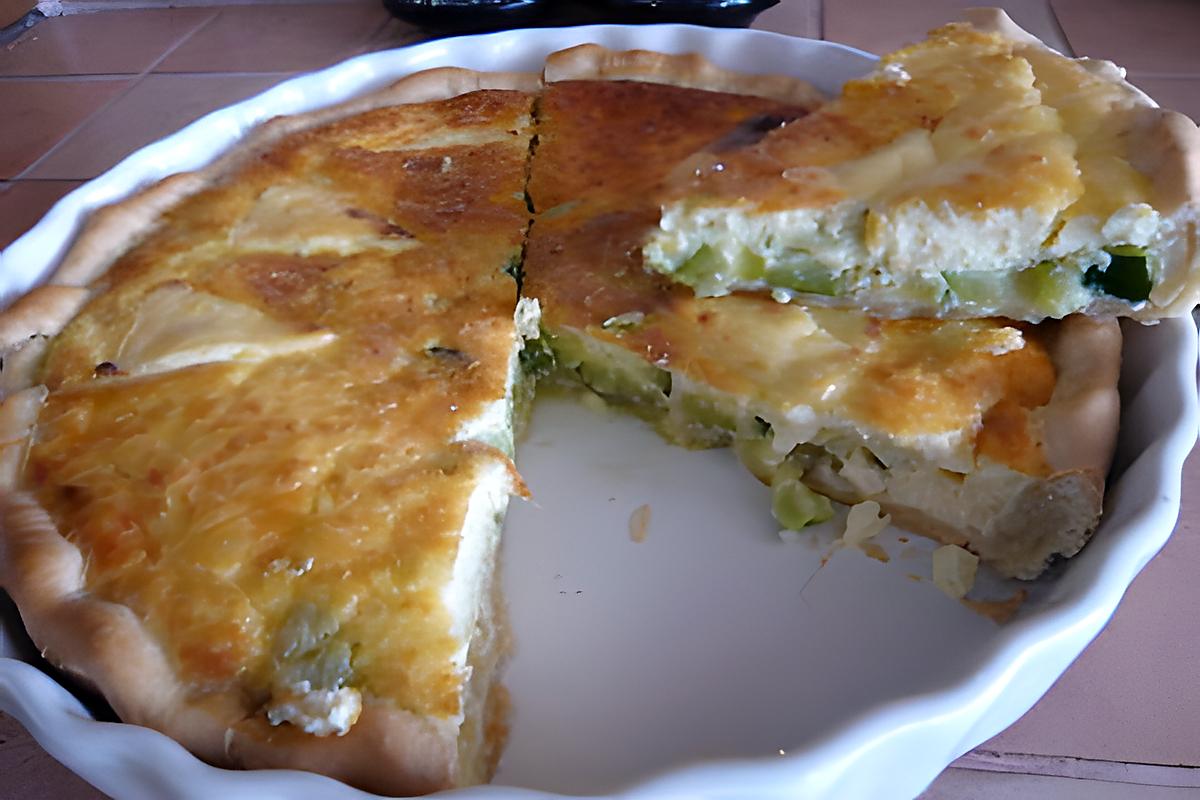 recette Quiche aux courgette et vache qui rit