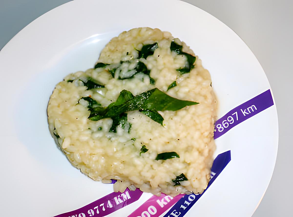 recette Risotto épinards et parmesan