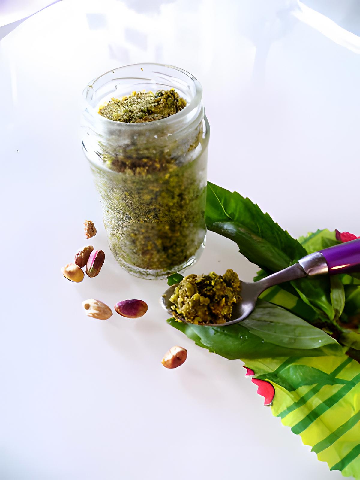 recette Pesto de pistaches