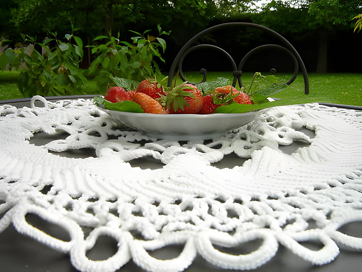 recette les premières fraises du jardin