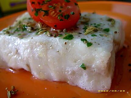 recette pavé de cabillaud aux graines de fenouil