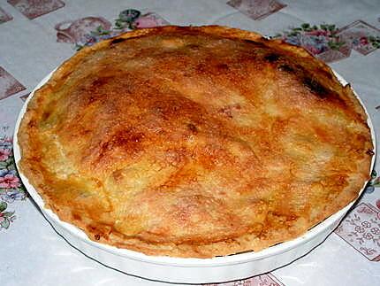recette Pie à la rhubarbe