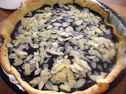 recette Tarte  marbrée...Vanille /Chocolat...parfumée au rhum...