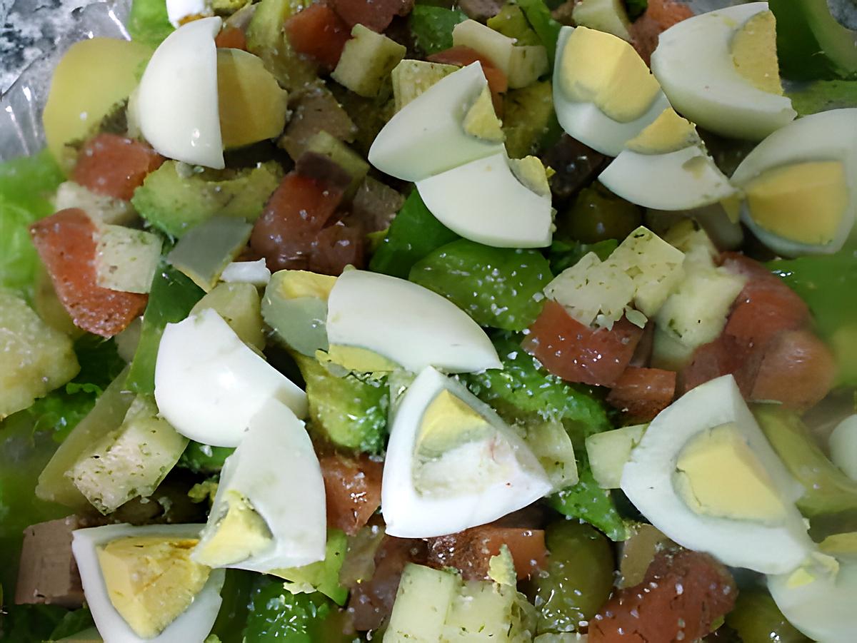 recette Salade fraîcheur colorée à la façon de " Kapiluka"...