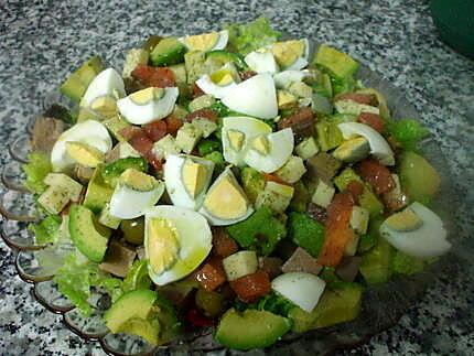 recette Salade fraîcheur colorée à la façon de " Kapiluka"...