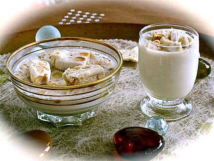 recette DELICE AU NOUGAT.