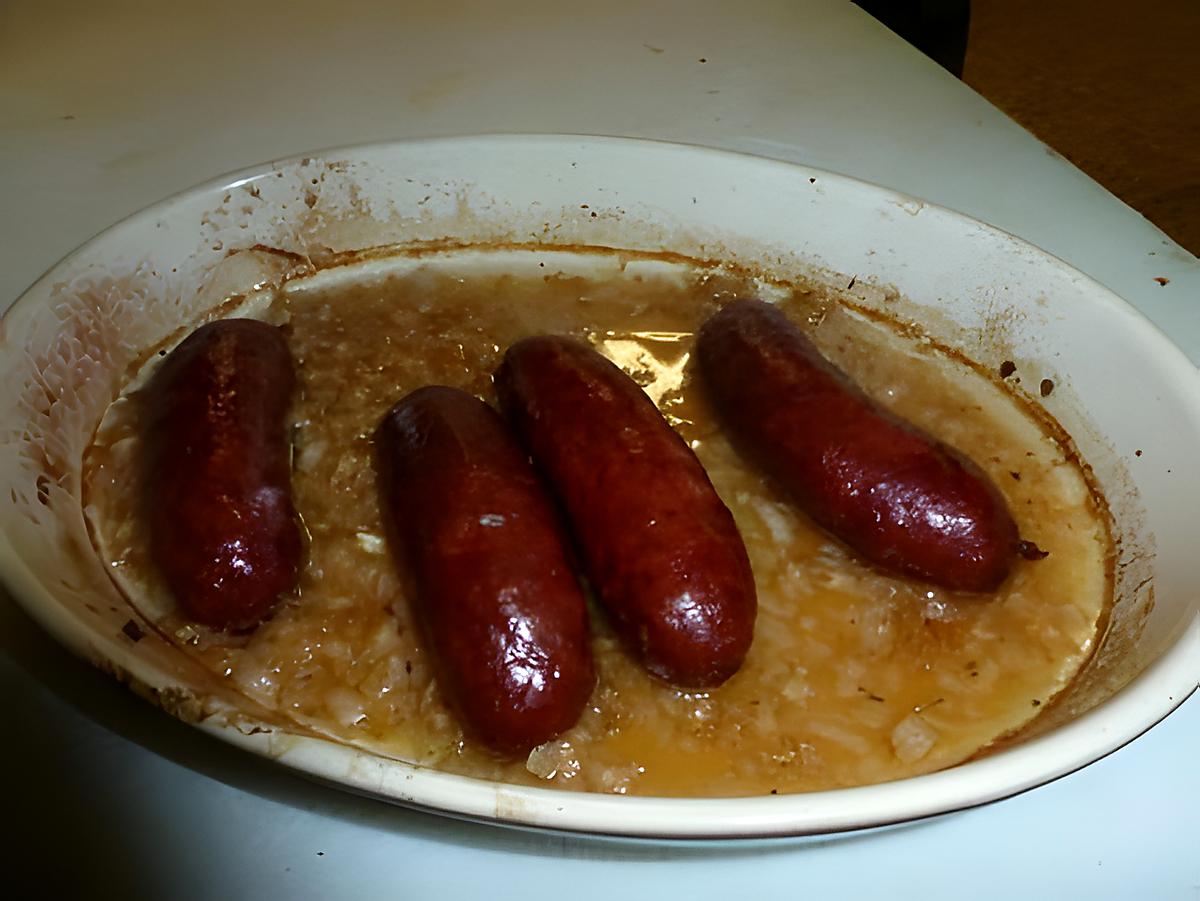 recette diots au vin blanc