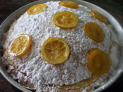 recette Délice au citron et amandes......et citron confits...