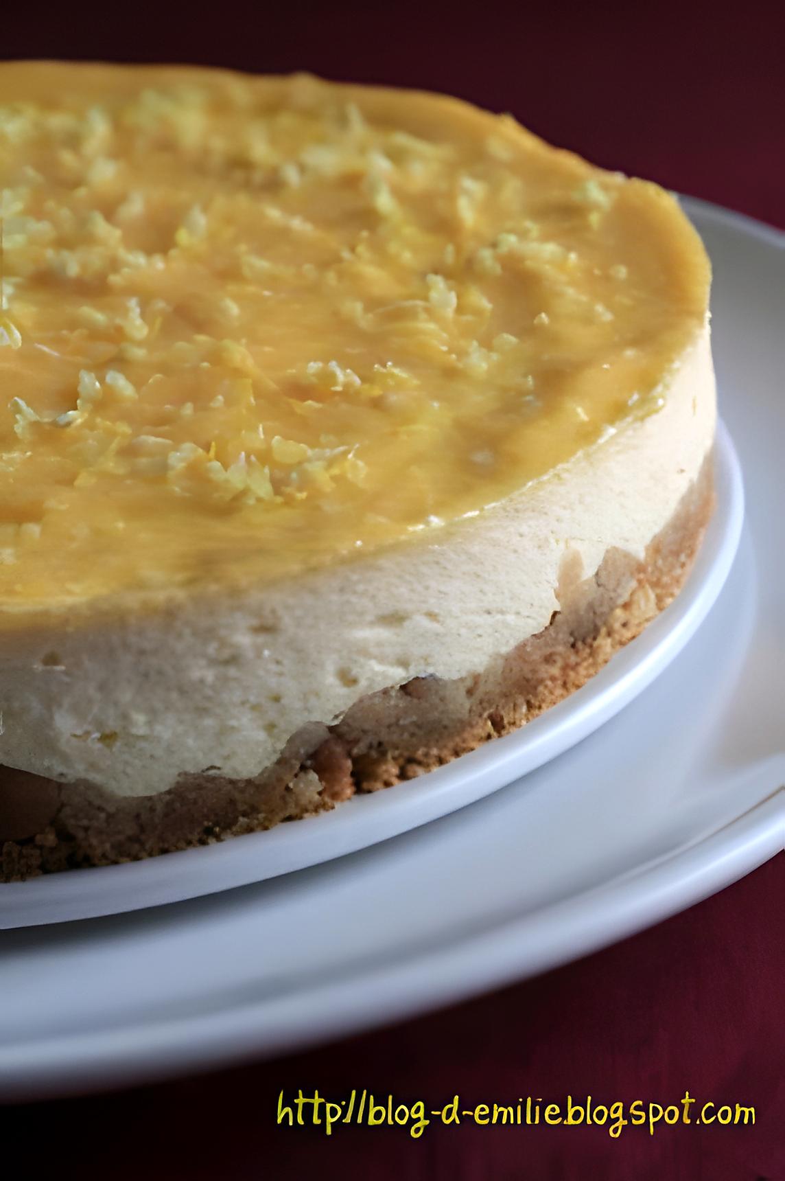 recette Cheesecake au citron