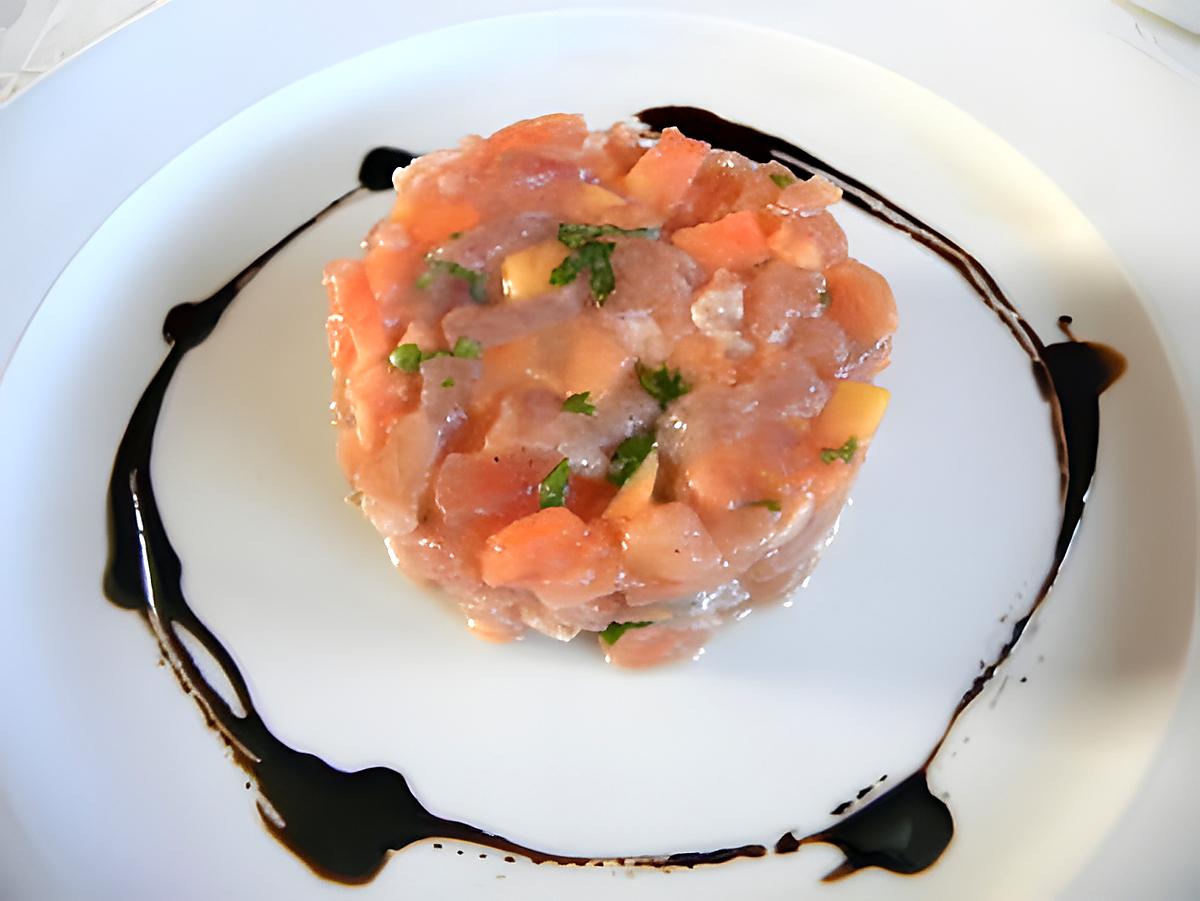 recette Tartare de thon à la papaye