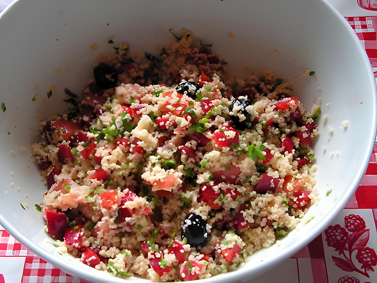 recette Salade de couscous