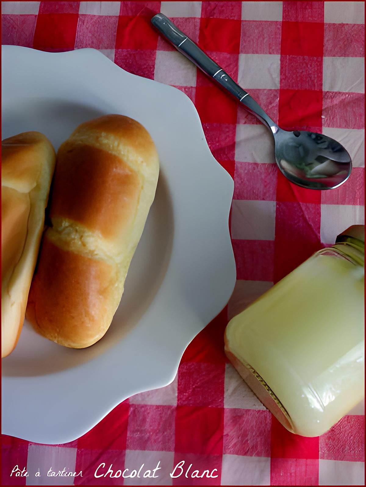 recette Pâte à tartiner chocolat blanc