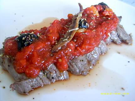 recette Bavette sauce pizzaiolo