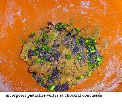 recette Cookies choco-pistache
